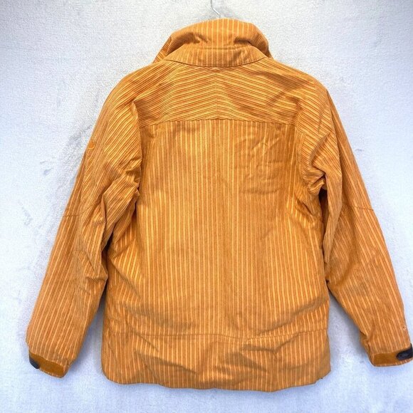 Eider Corduroy Winter Ski Jacket Womens 42 Large Burnt Orange Defender 2LS RARE - Picture 2 of 16